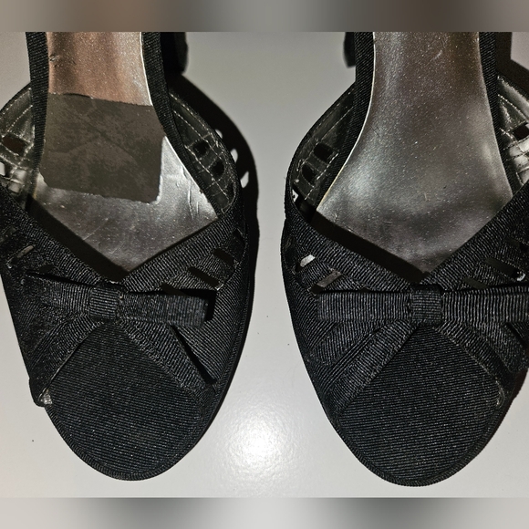 GUESS by Marciano "Priscilla" Black Strappy Heels - Size 7.5 - Picture 5 of 7